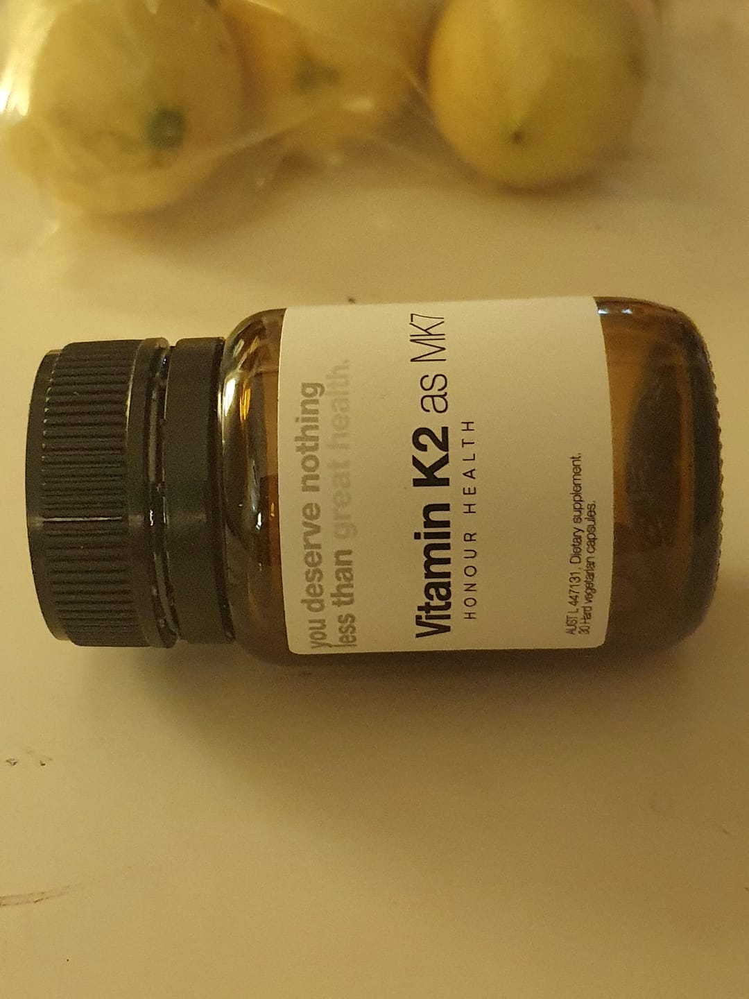 Customer photo review of Vitamin K2 as MK7 - 30 Capsules