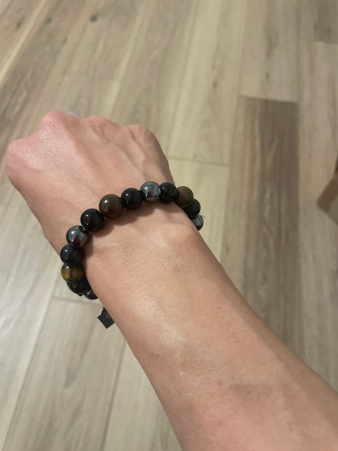 Customer photo review of Triple Stone Protection Bracelet