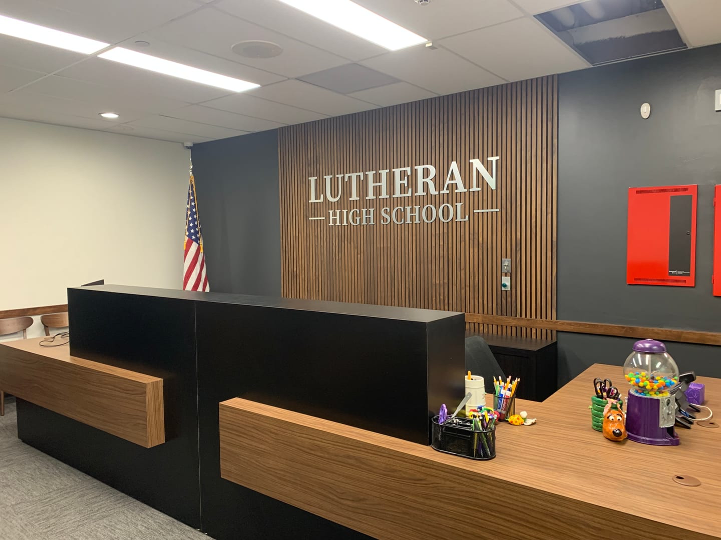 Customer photo review of Custom Laser Cut Wall Logo | Sign with Raised 3D Design | Business Letter | Lobby Signage | Reception Logo | Acrylic Sign Metal Finish Logo
