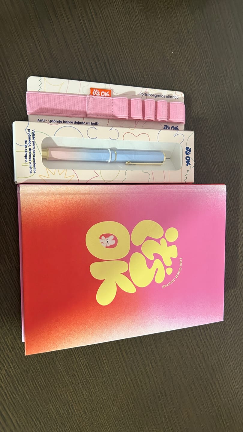 Customer photo review of Bolígrafo It's OK | Exterior degradado