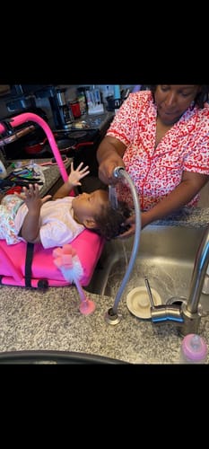 Customer photo review of Shampoo Mat Deluxe