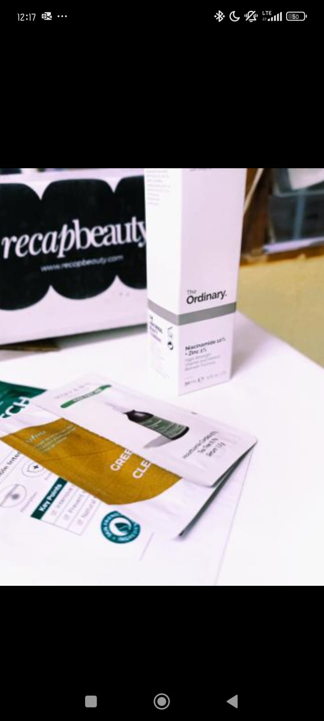 Customer photo review of Niacinamide 10% + Zinc 1% Oil Control Serum