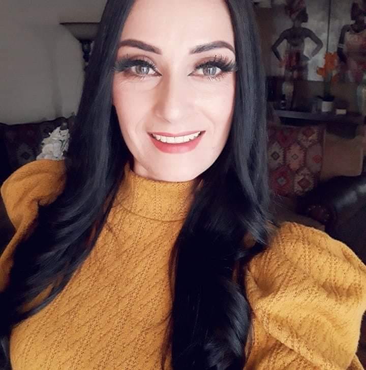 Customer photo review of Amazonia Icy Volcano Gray Prescription Colored Contact Lenses