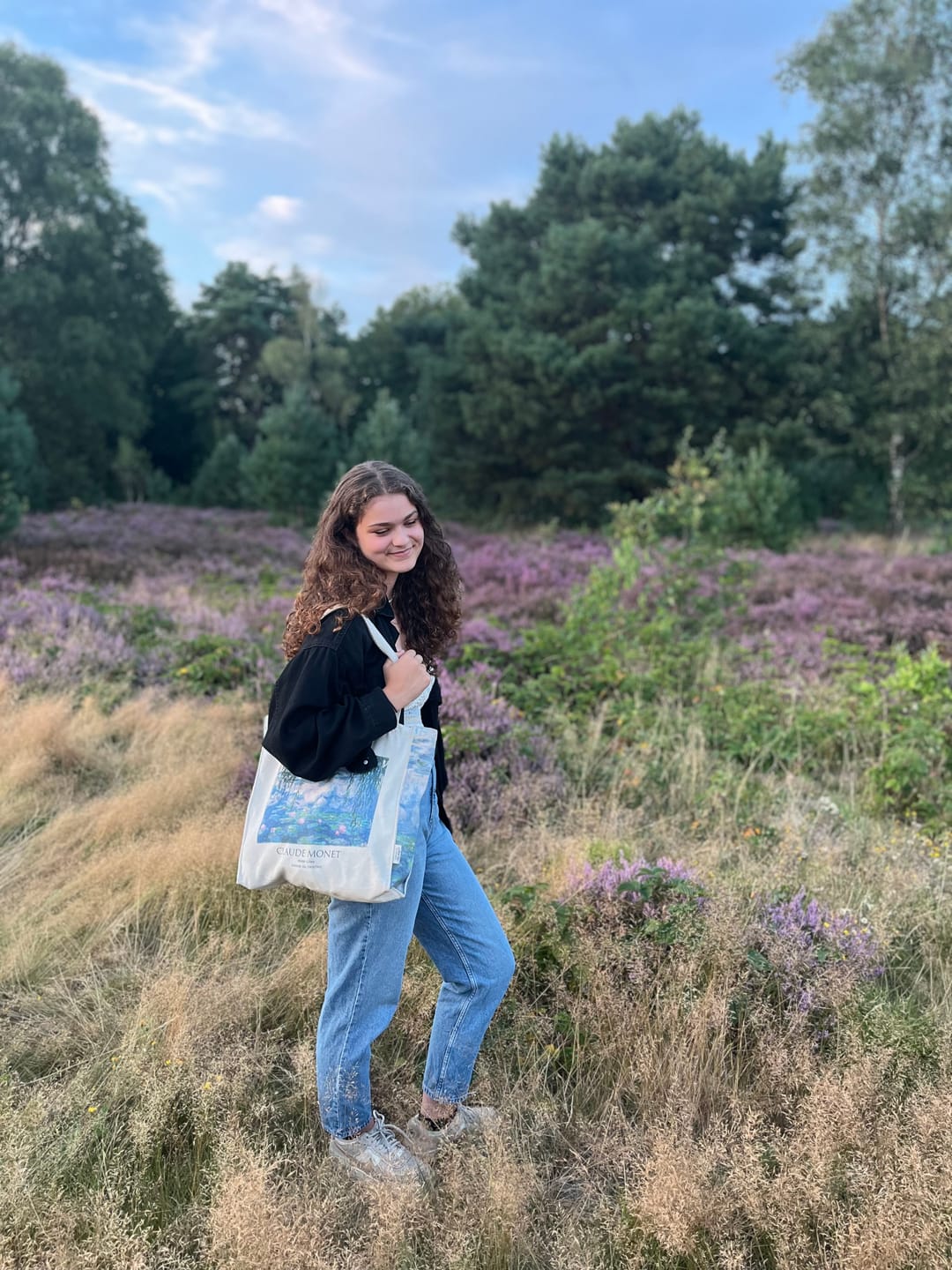 Customer photo review of Claude Monet "Water Lilies" - Tote Bag