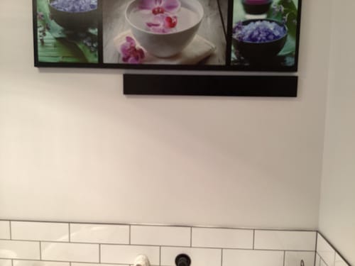 Customer photo review of Wall Mounted Drying Rack - Foldable Indoor and Outdoor Drying Rack