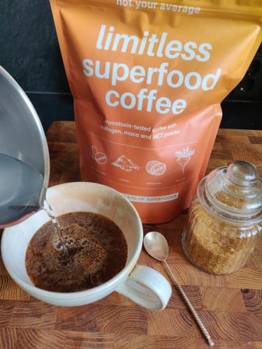 Customer photo review of Limitless Superfood Coffee Collagen + MCT Oil