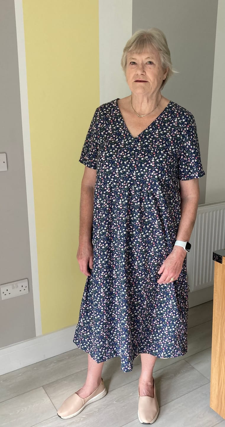 Customer photo review of Floral Field Polycotton Fabric