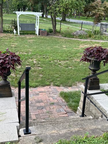 Customer photo review of Stair Handrail Kit