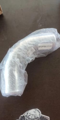 Customer photo review of 0/45/90/180 degree aluminum tube universal 2.5 Inch  "63mm Intercooler  cold intake pipe racing turbo high flow