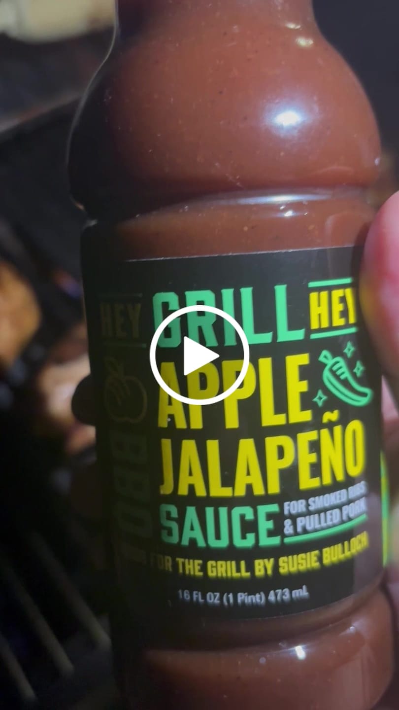 Customer video review of Apple Jalapeño BBQ Sauce