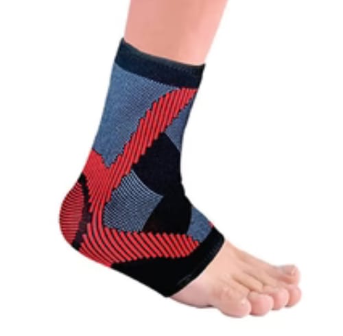 Customer photo review of 3D Ankle Support | For Injured Ankles | Pain Reliever for Strained or Sprained Ankles (Multicolor)
