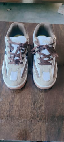 Customer photo review of CRUZ Earth Brown Men's casual sneaker