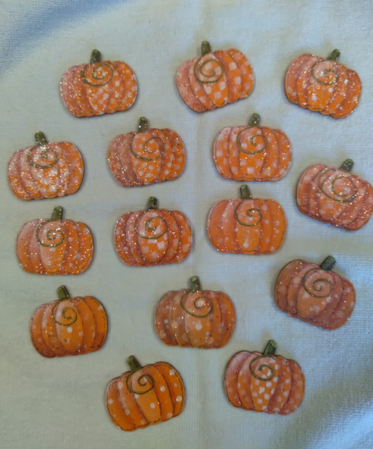 Customer photo review of Unfinished Wood Pumpkin Silhouette - Craft- up to 24" DIY