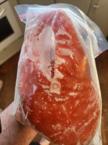 Customer photo review of Fresh King Salmon Steaks 500G