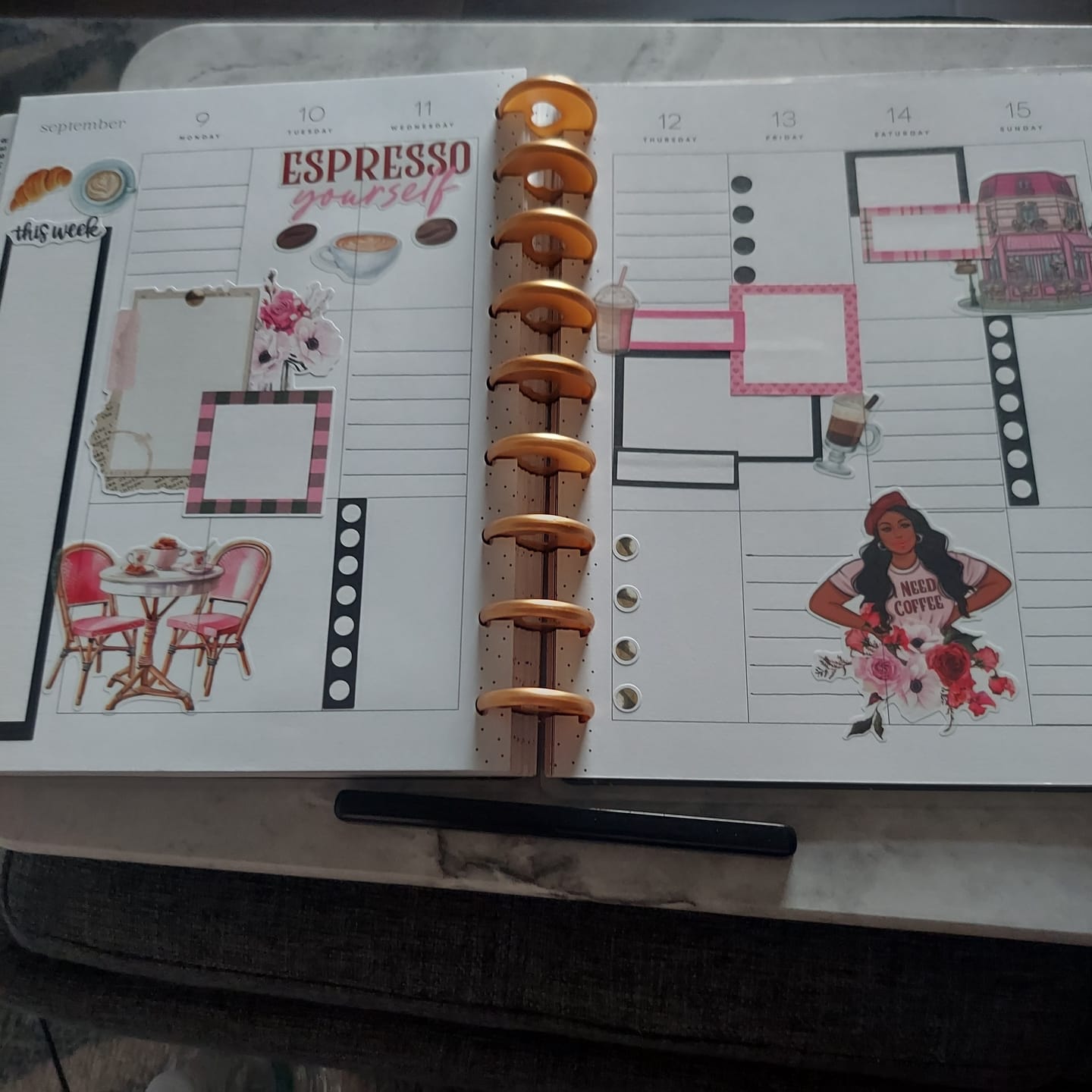 Customer photo review of Coffee Queen #2 Sticker Book
