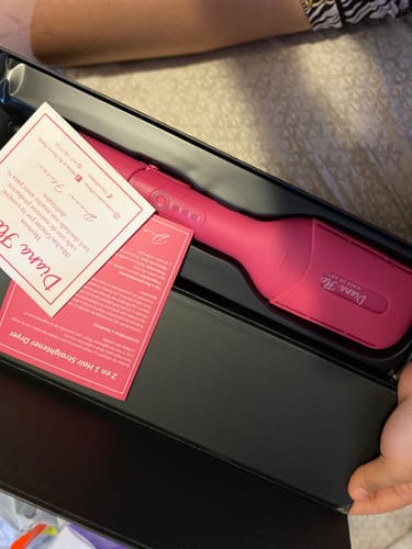 Customer photo review of 2 en 1 Hair Straightener Dryer Plancha Para Cabello Húmedo y Seco.