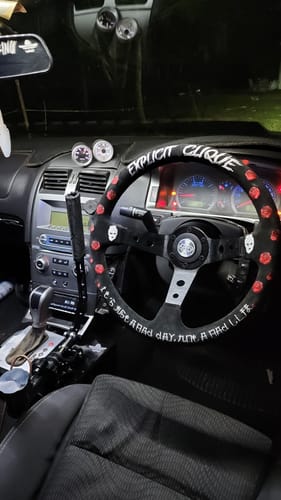 Customer photo review of 350mm Deep Dish Explicit Clique Steering Wheel