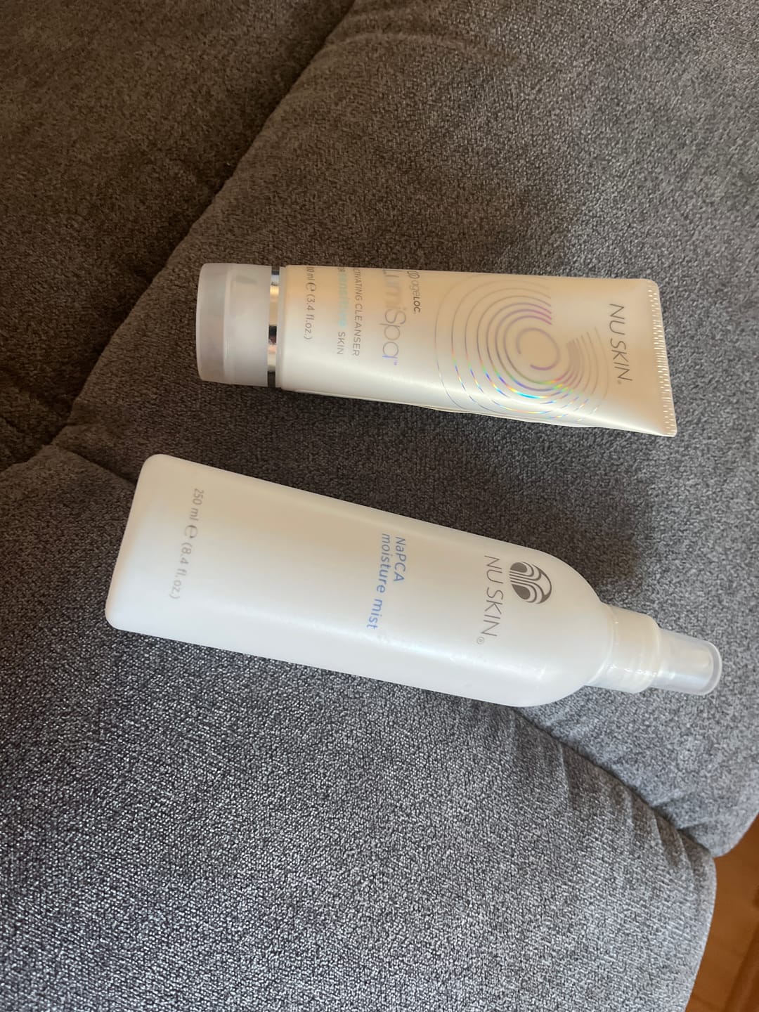 Customer photo review of ageLOC LumiSpa Activating Cleanser
