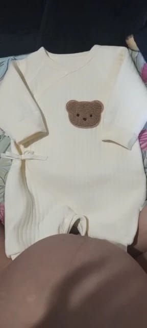 Customer photo review of Newborn Teddy Bear Onesie