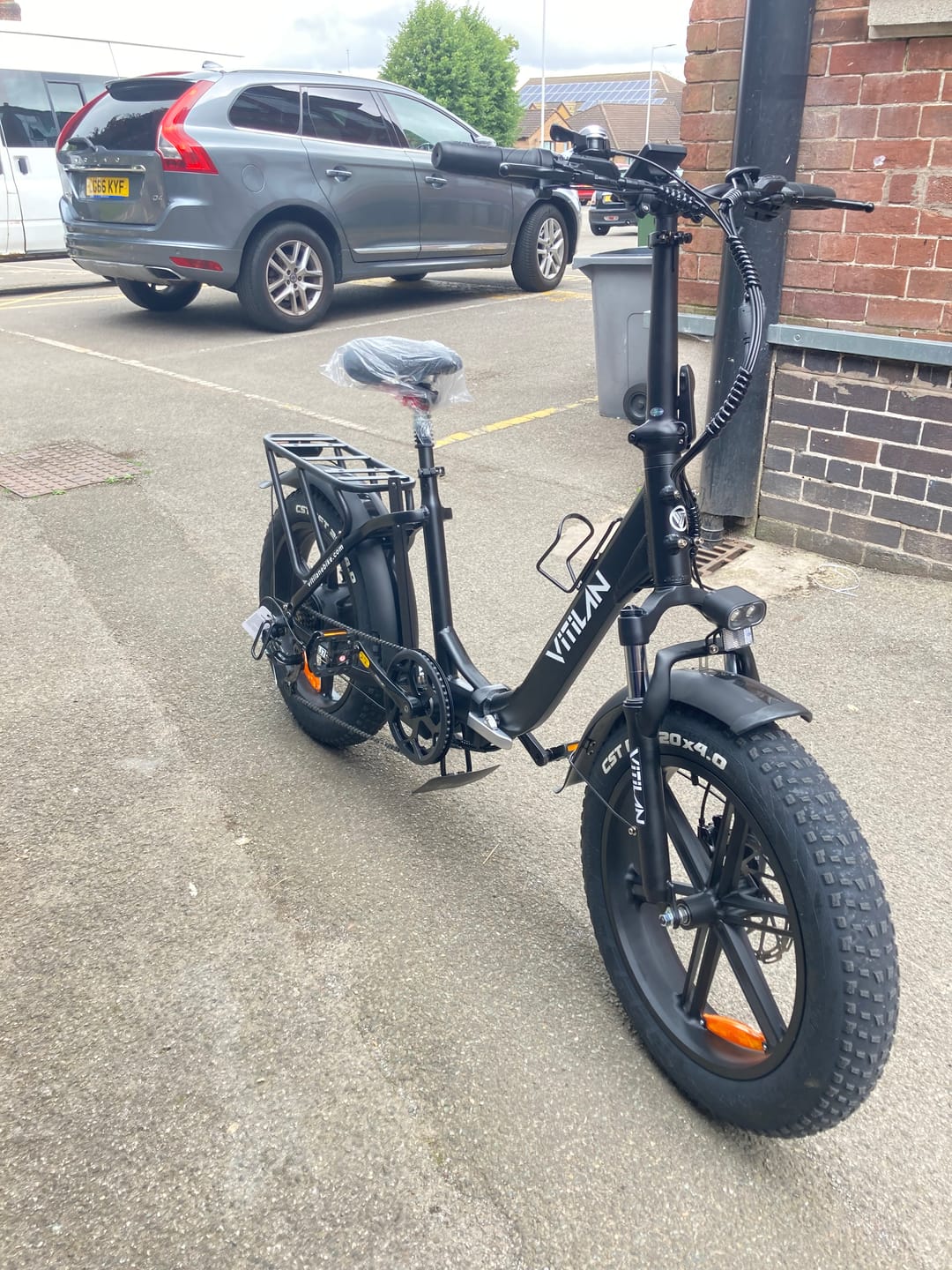Customer photo review of U7 Step-thru Foldable Fat Tire Electric Bike