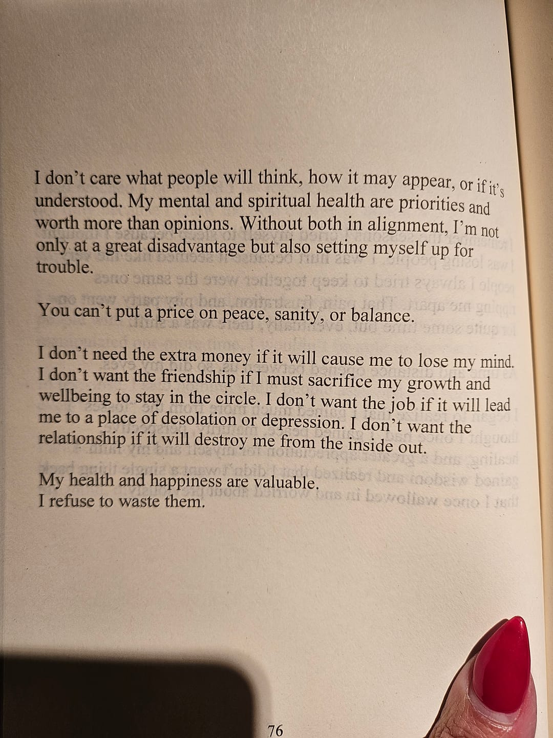 Customer photo review of The Tears That Taught Me
