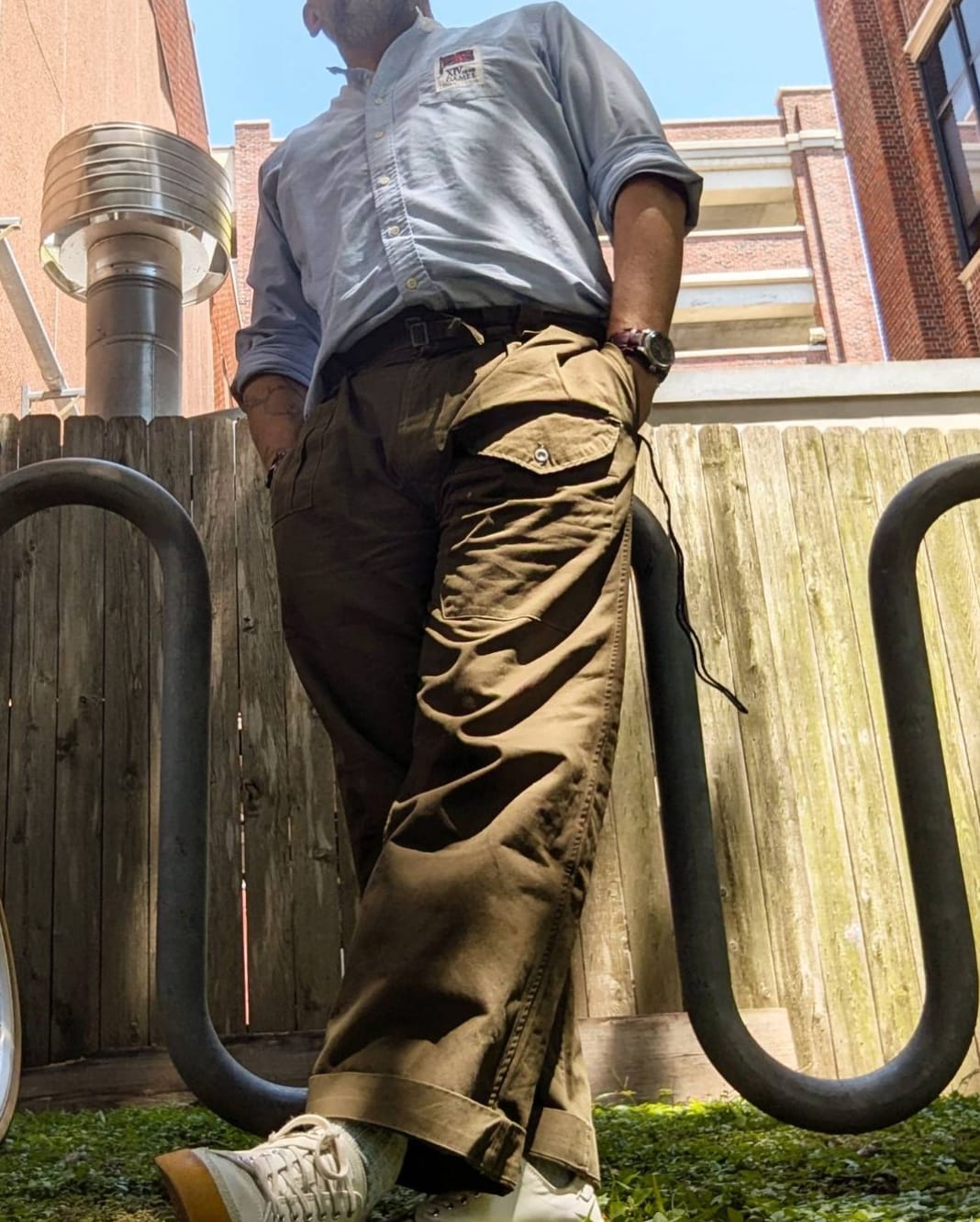 Customer photo review of 1943 British Army KD & JG Gurkha Bermuda Pants - Olive