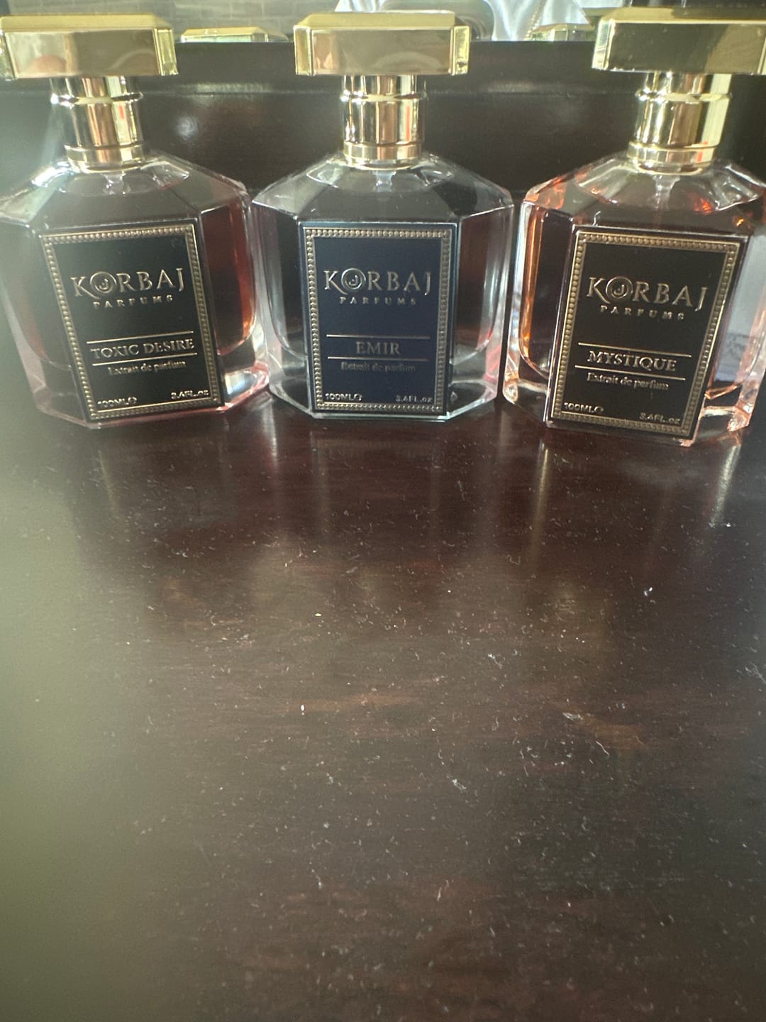 Customer photo review of Perfume Sample set 4 Pcs