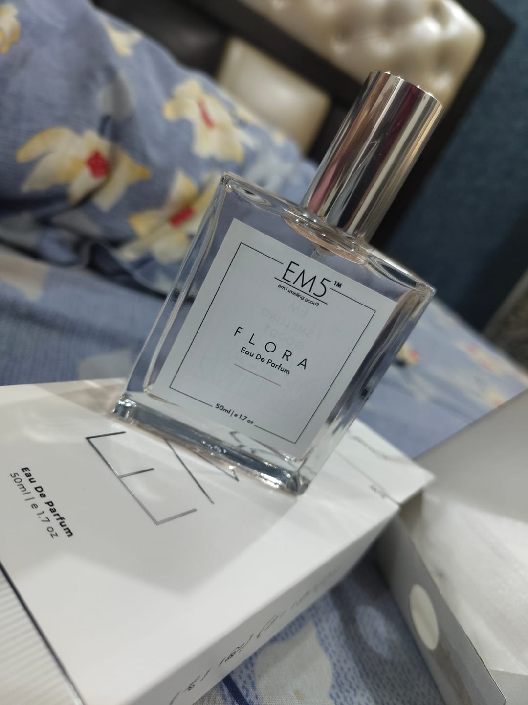 Customer photo review of EM5™ Bombshell Perfume for Women | Vanilla Coffee White Floral Fragrance | Luxury Gift for Her | Variants Available: 50 ml Spray / 15 ml Spray / 10 ml Non-Alcoholic Roll On