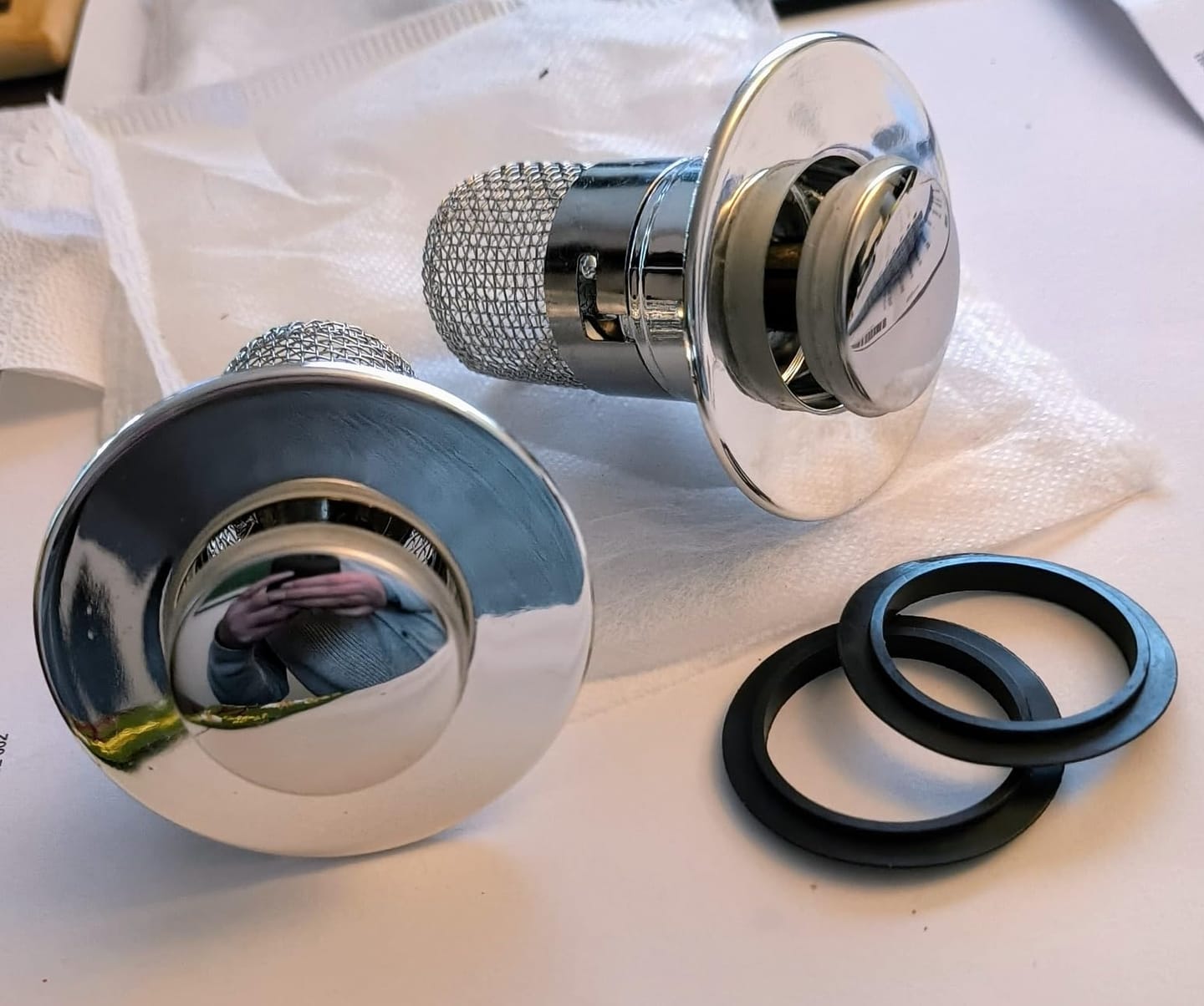 Customer photo review of Quickpop - Der innovative Abflussfilter