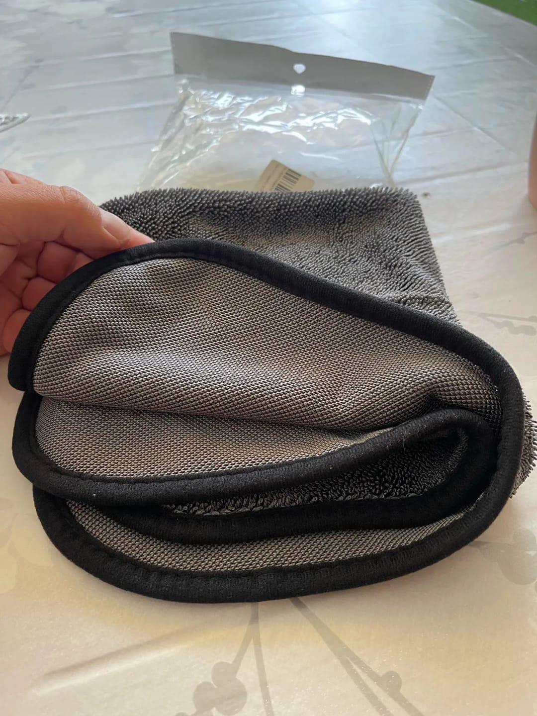 Customer photo review of TotalClean - Serviette microfibre XXL