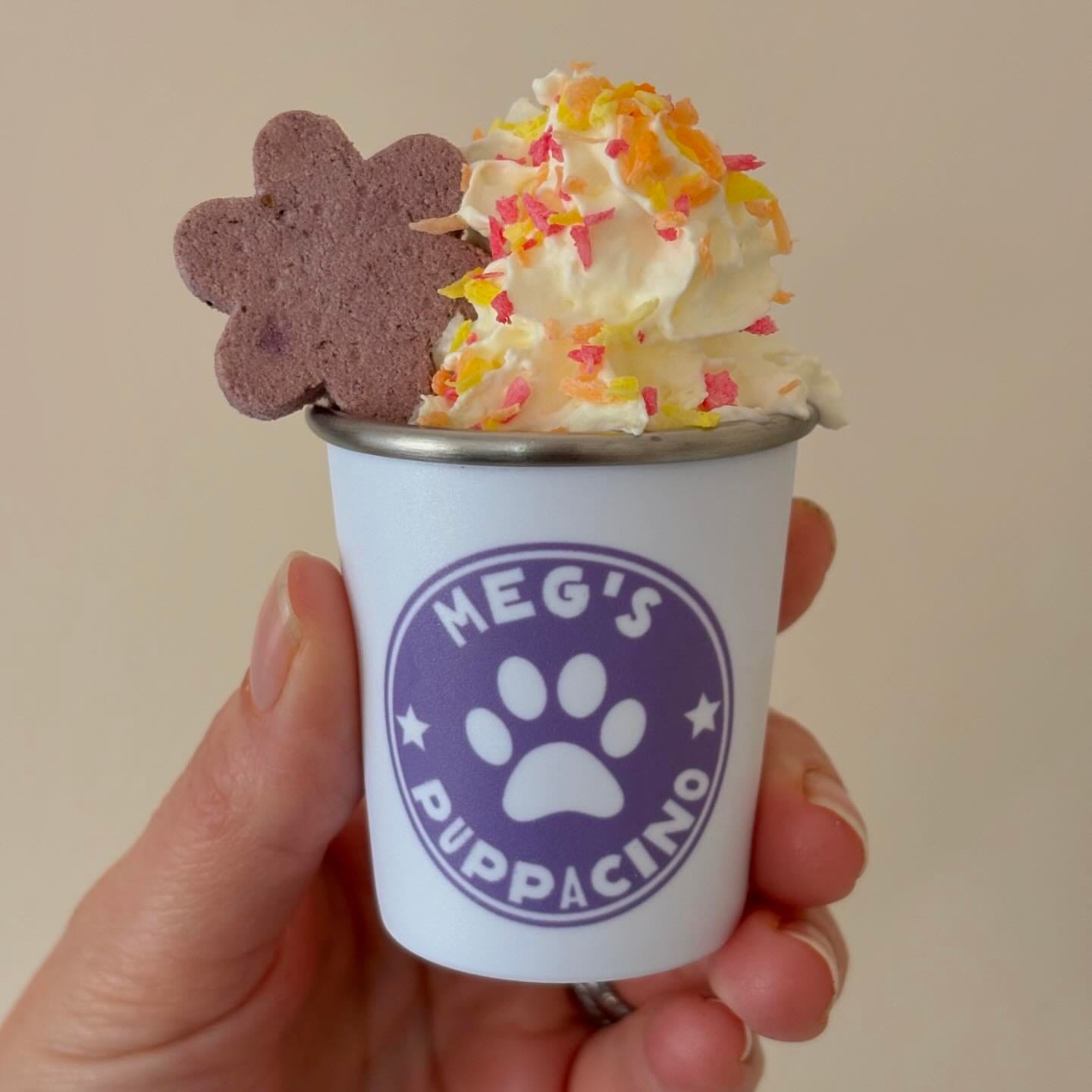 Customer photo review of Personalised Paw Print Pup Cup
