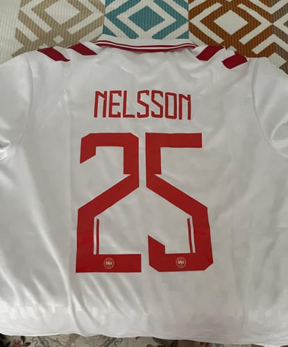 Customer photo review of Euro 2024 Denmark White Jersey