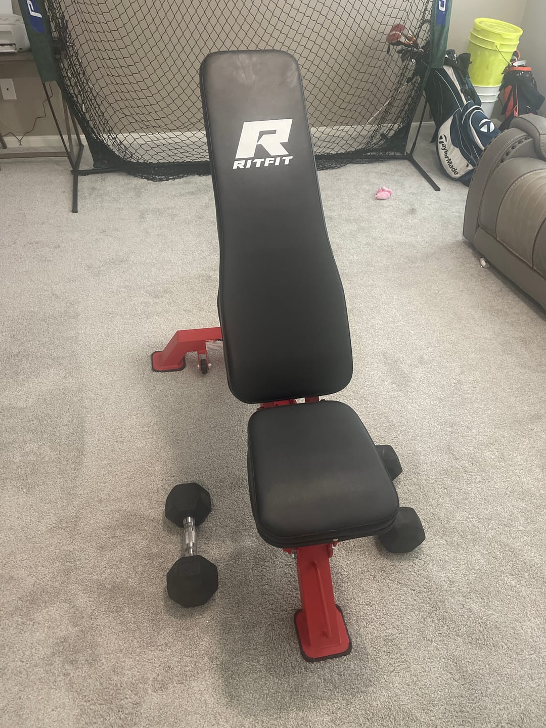 Customer photo review of RitFit 1300LB Adjustable Weight Bench BWB01