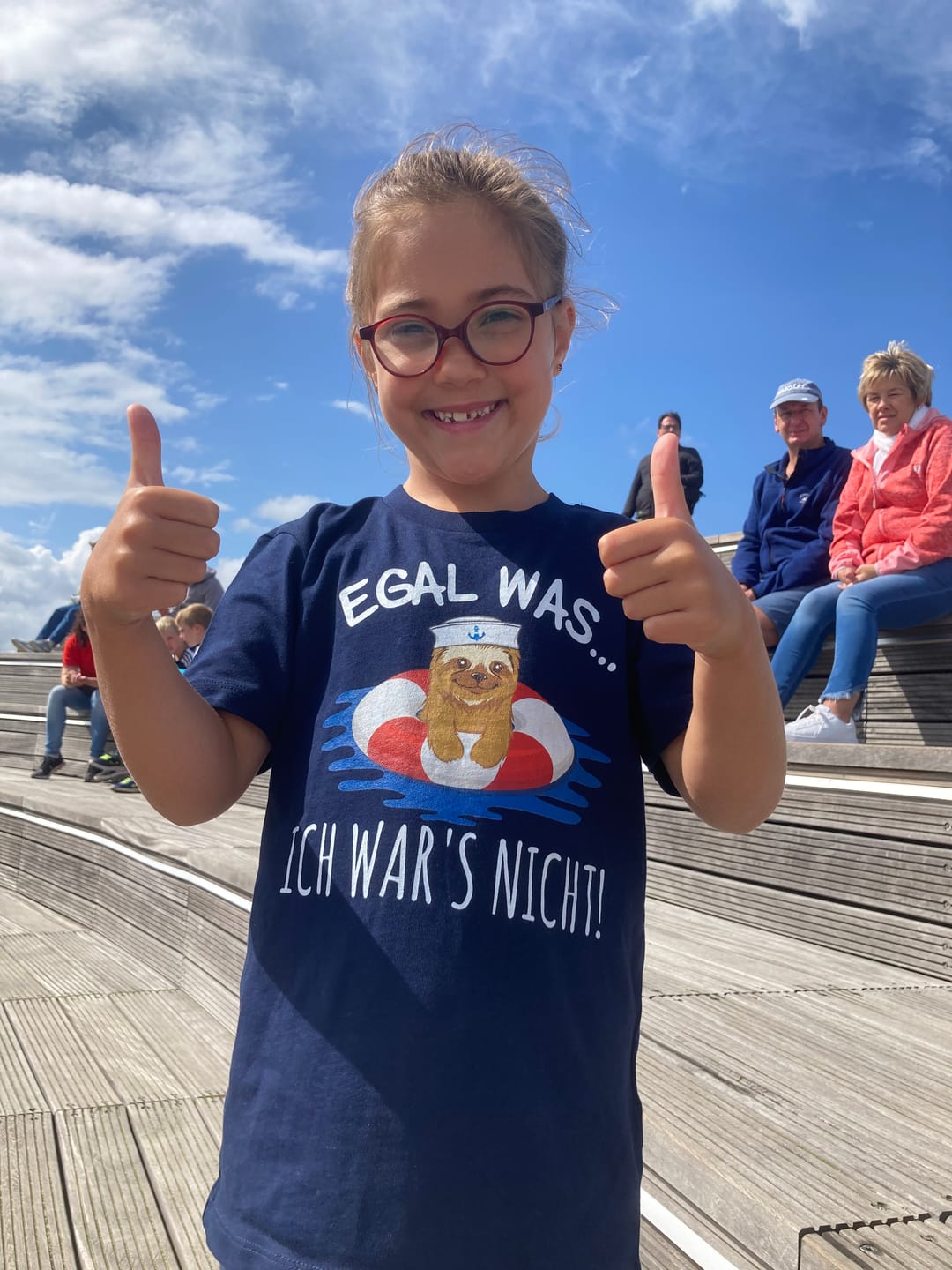 Customer photo review of Egal was... Ich war's nicht · Kinder Premium Bio T-Shirt