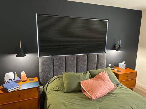 Customer photo review of Single Cone Mid-century Wall Light Wall Sconce