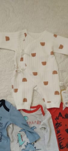Customer photo review of Newborn Teddy Bear Onesie
