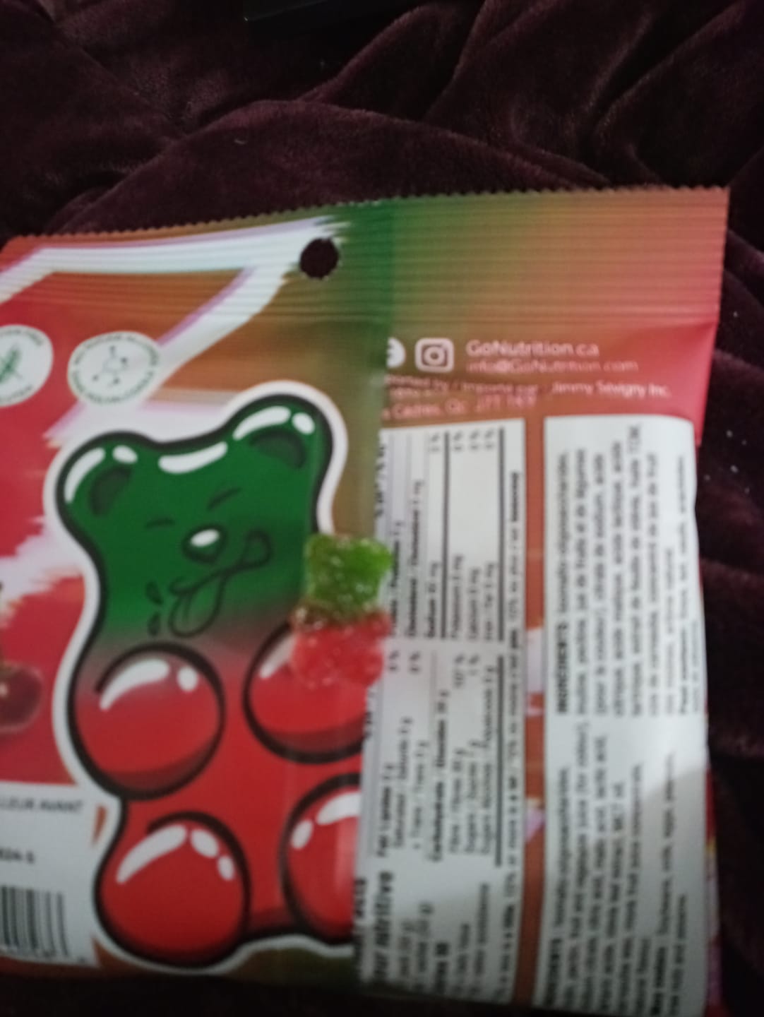 Customer photo review of Go Gummy - Jimmy Sévigny 50gr