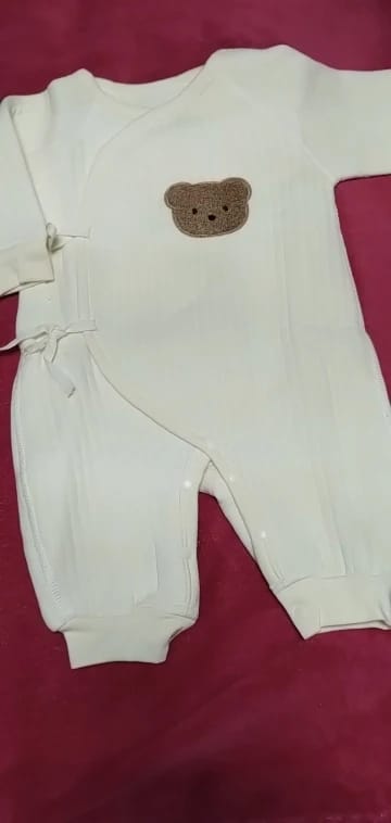 Customer photo review of Newborn Teddy Bear Onesie