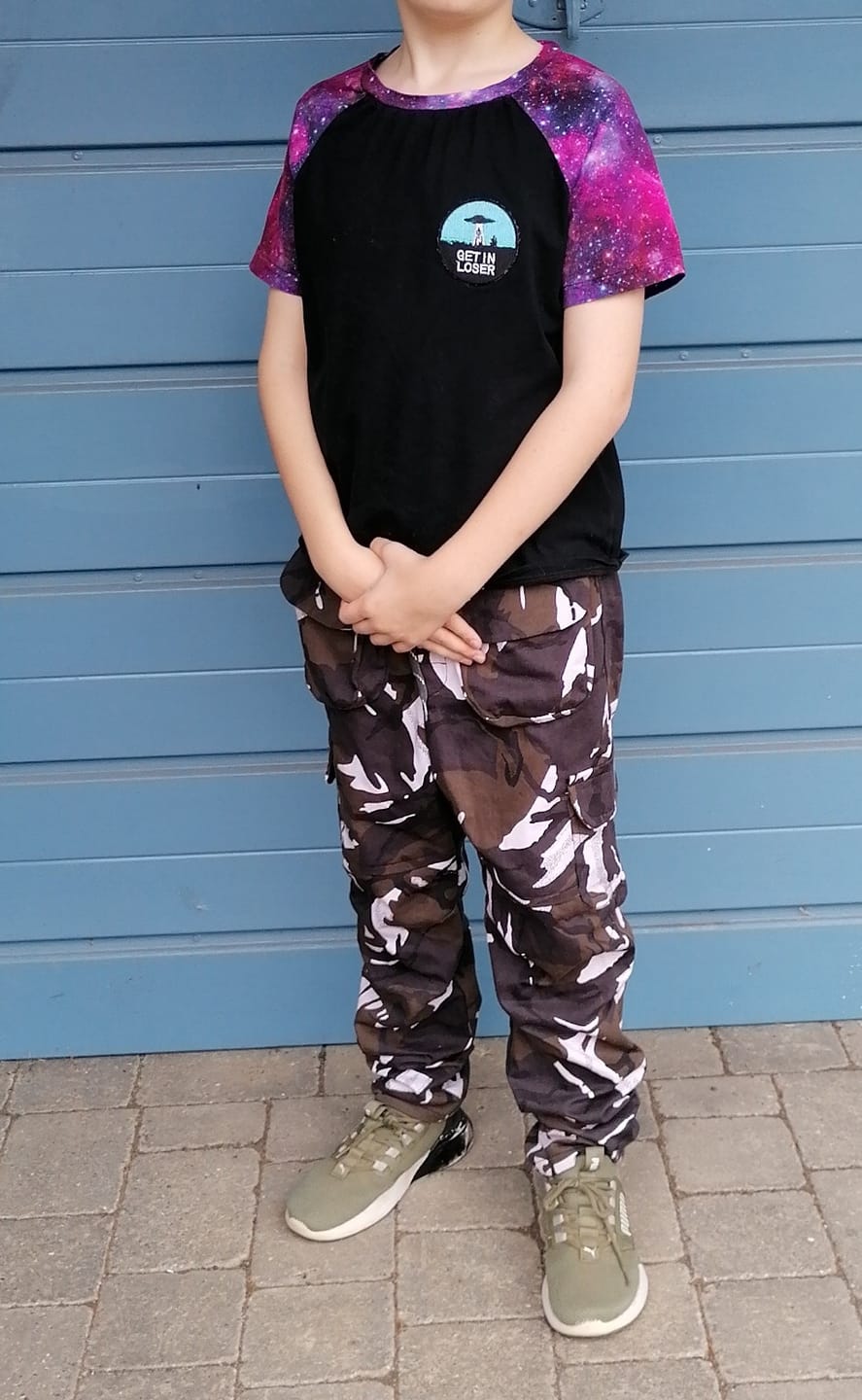Customer photo review of Camouflage 100% Cotton Drill Fabric