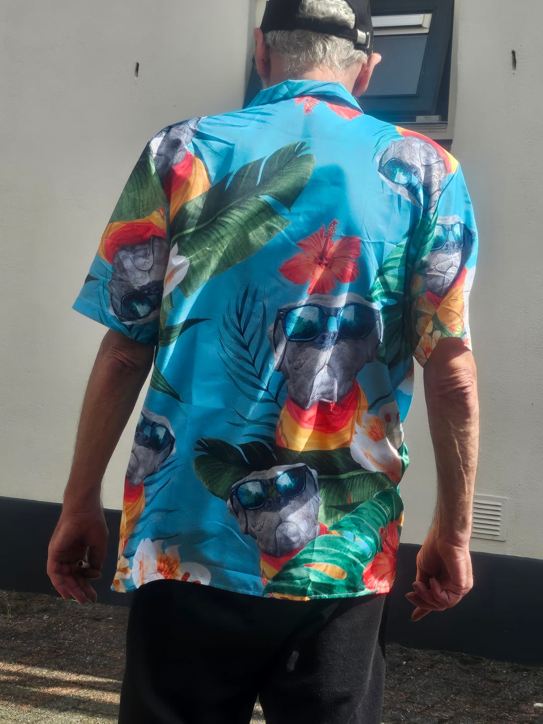 Customer photo review of Jouw foto - Gepersonaliseerd Hawaiiaans hemd