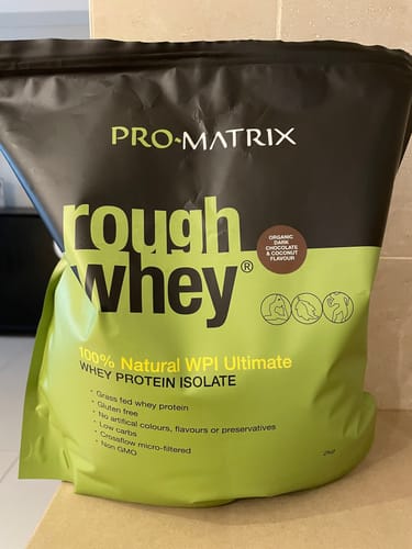 Customer photo review of 2kg CHOCOLATE & COCONUT, Isolate ROUGH WHEY