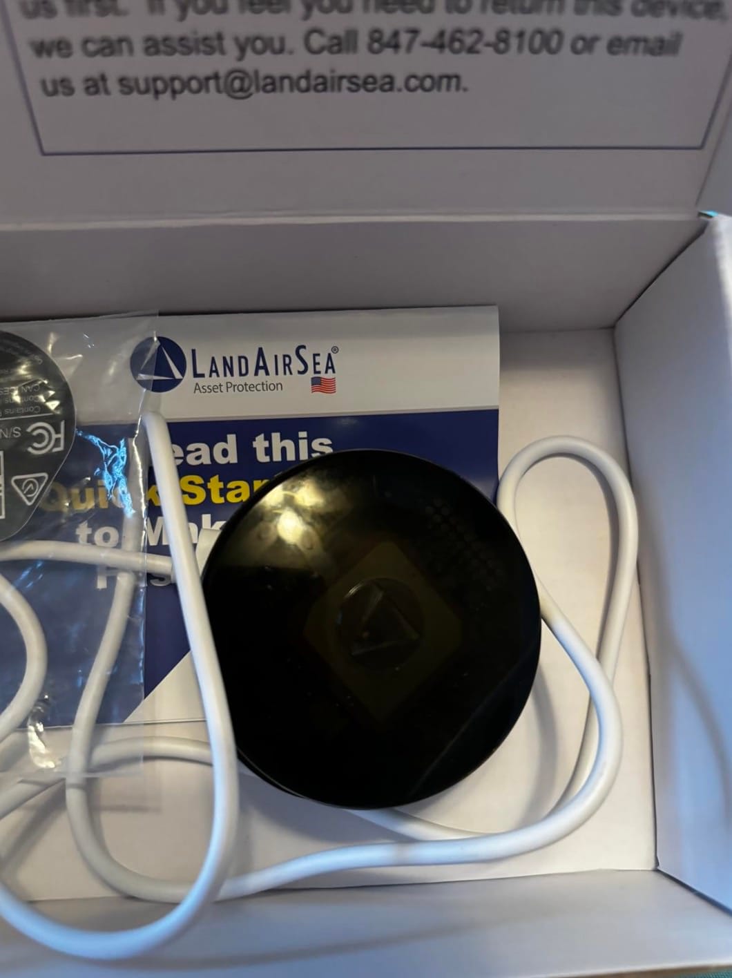 Customer photo review of LandAirSea - GPS Tracker With No Subscription