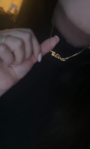 Customer photo review of Te Dua Necklace