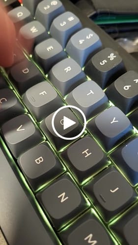 Customer video review of V4 Hotswap  - Frosted Black (Translucent)