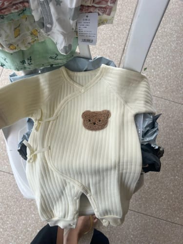 Customer photo review of Newborn Teddy Bear Onesie