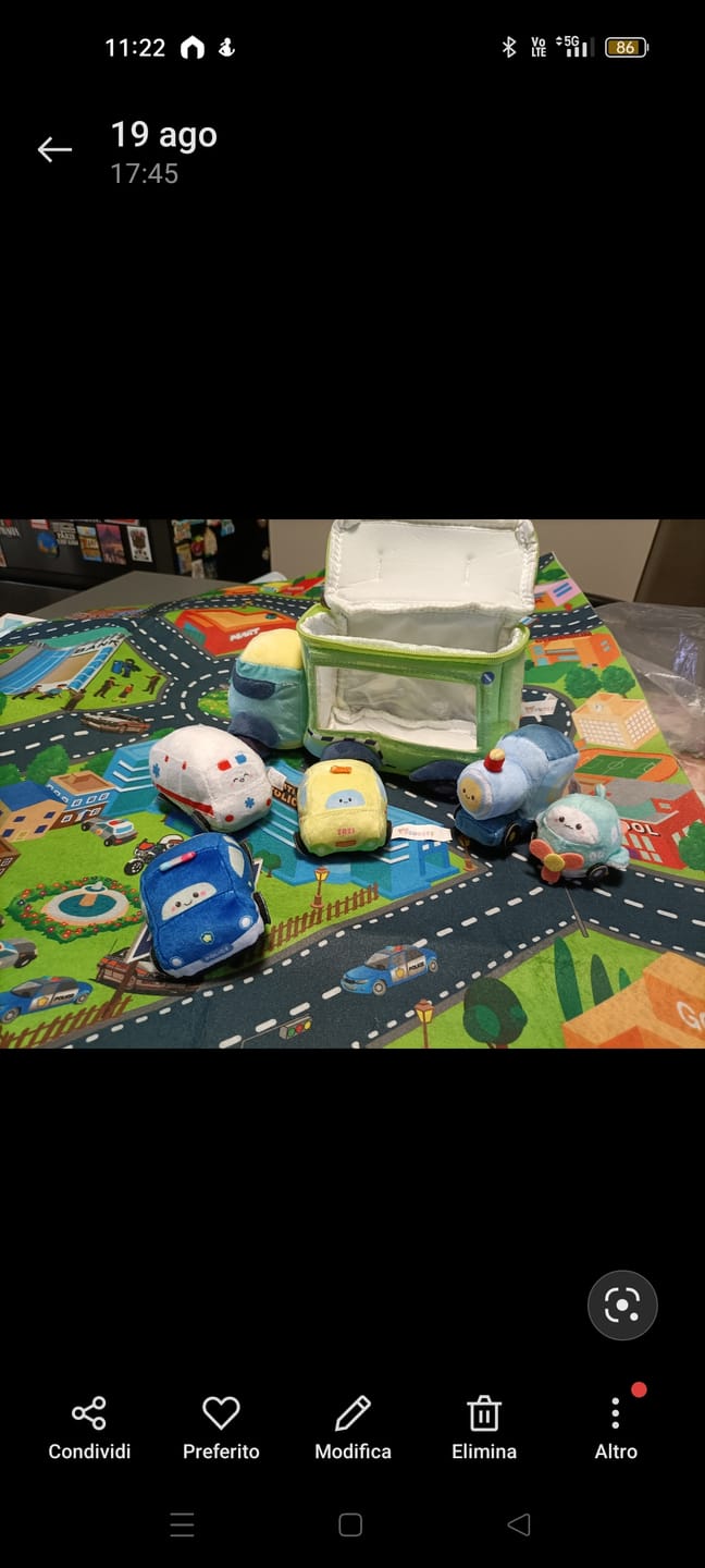 Customer photo review of Personnalisée Premier Ensemble de Jouet Sonore en Peluche de Voiture pour Bébé