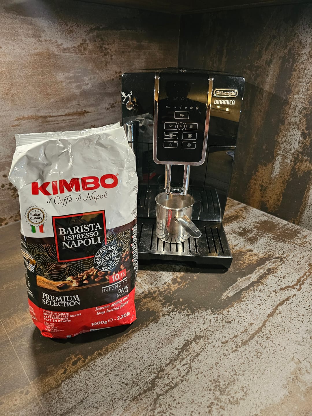Customer photo review of Napoli - Whole Bean Coffee 2.2lb Bag