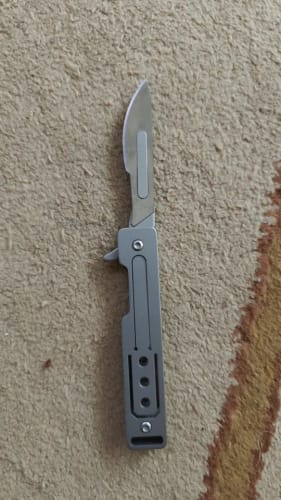 Customer photo review of 3cr13 Stainless Steel Blade Knife