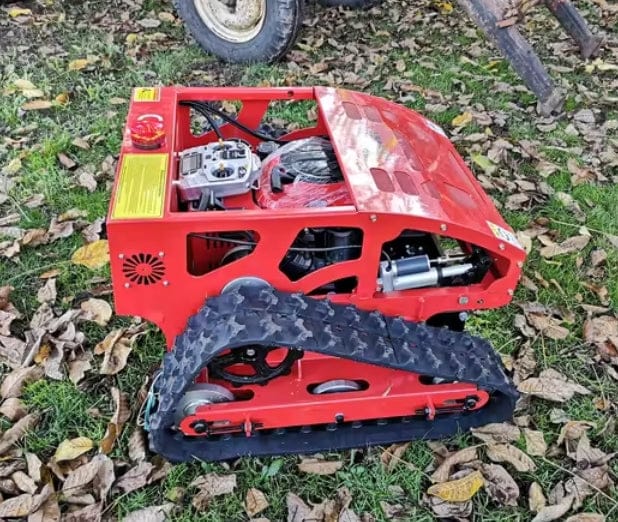 Customer photo review of MS550B Remote Control Lawn Mower with Tracks – 21" Gasoline Remote Control Mower