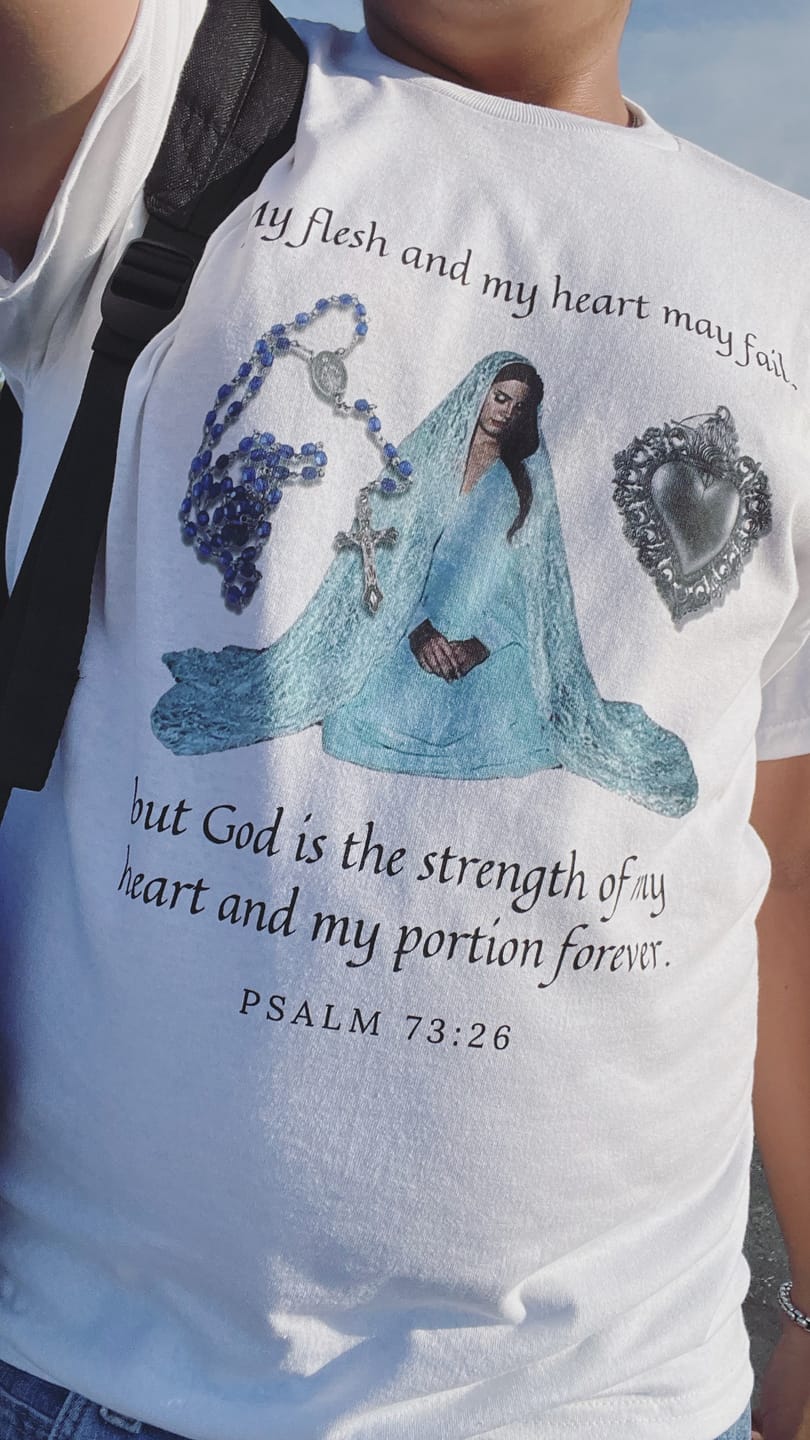 Customer photo review of SAINT LANA T-SHIRT
